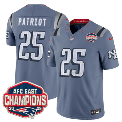 NE 2025 "Rivalries" AFC East Champions Vapor Limited Jersey - All Stitched-DTD