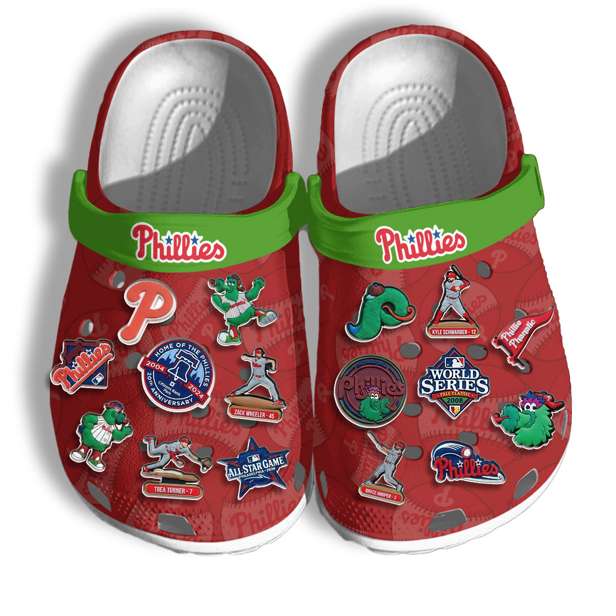 PHI 2026 Red clogs - Charms Gift Set-DTD