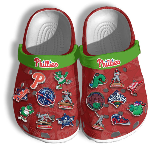 PHI 2026 Red clogs - Charms Gift Set-DTD