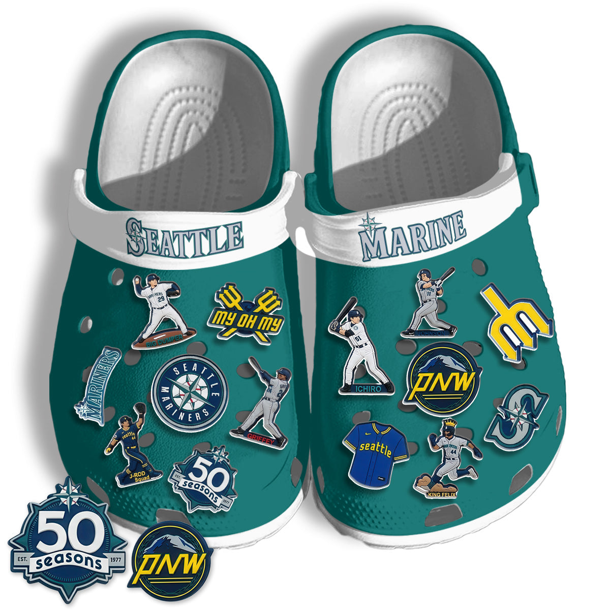 SM 2026 Teal clogs - Charms Gift Set-DTD