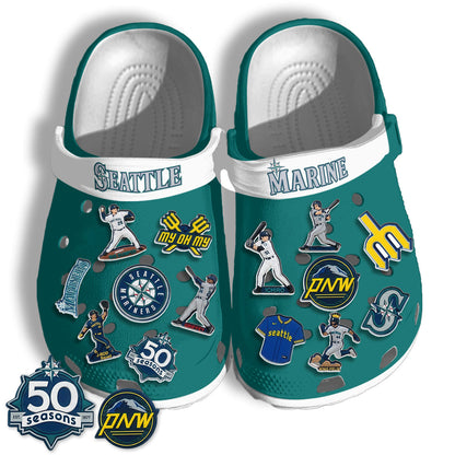 SM 2026 Teal clogs - Charms Gift Set-DTD