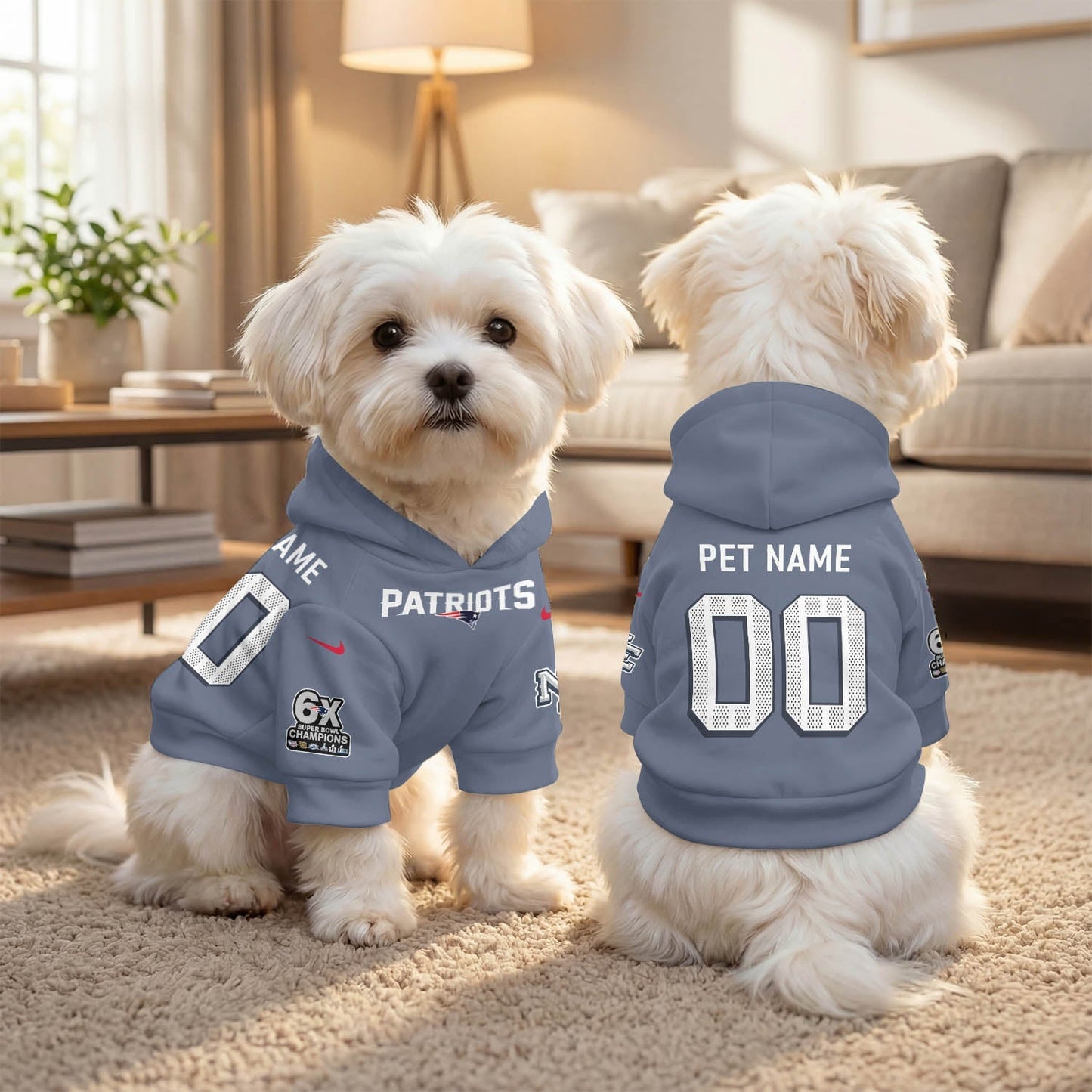 NE “Rivalries” Pet Hoodie-DTD