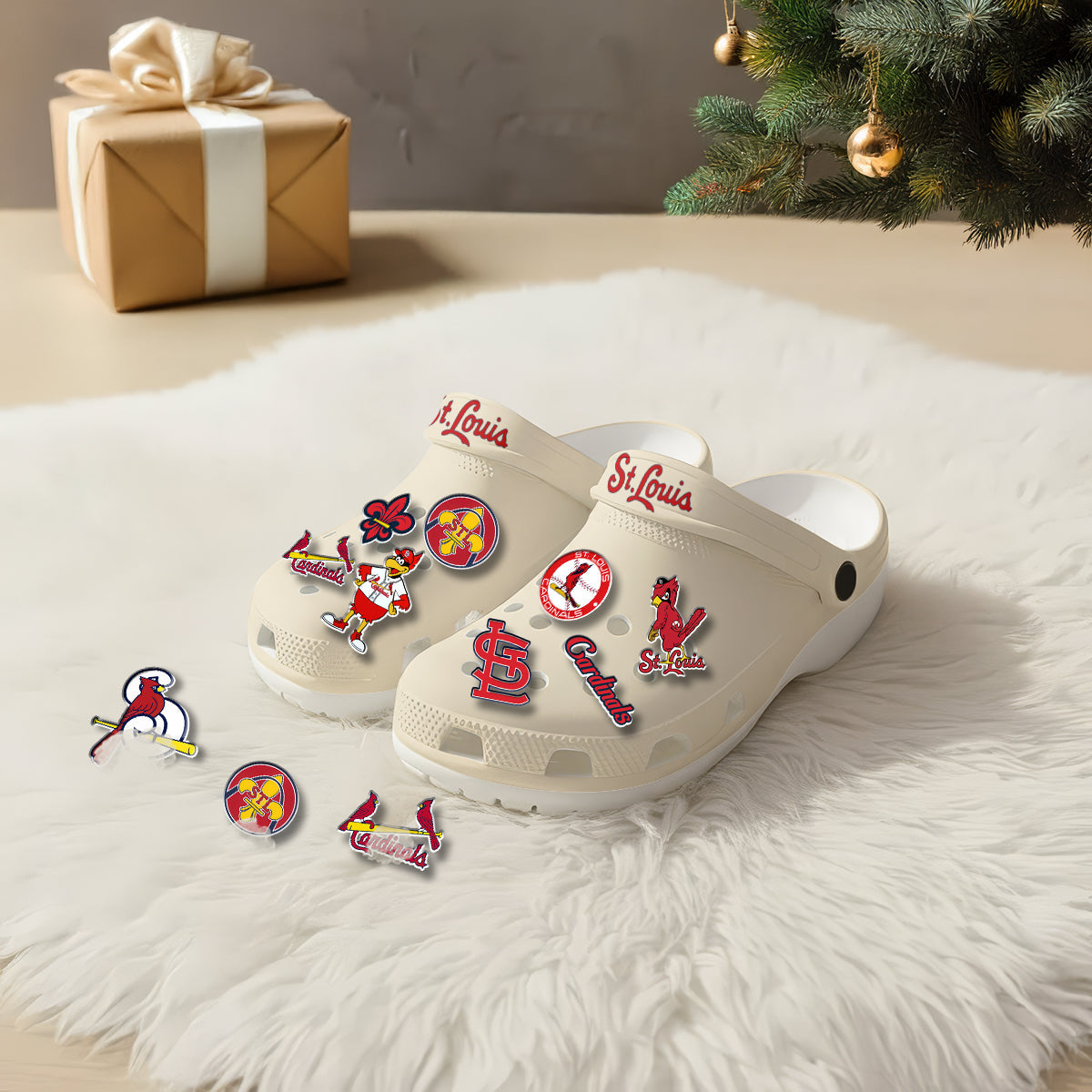 STL Cream Clogs 2026 - Charms Gift Set-DTD