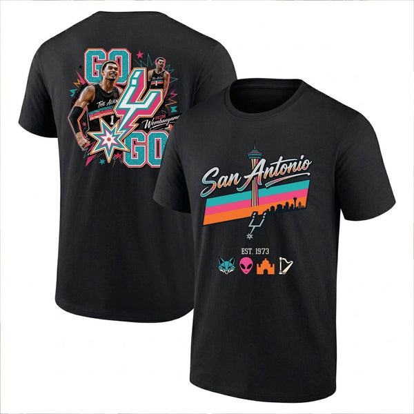 SAS 2026 NBA Victor Wembanyama Printed T-Shirt-DTD