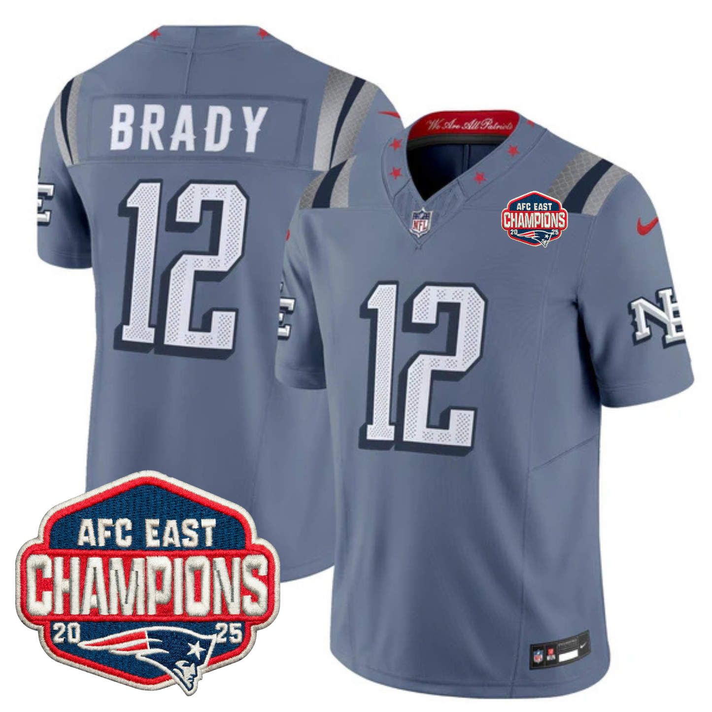 NE 2025 "Rivalries" AFC East Champions Vapor Limited Jersey - All Stitched-DTD