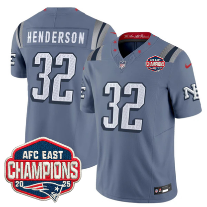NE 2025 "Rivalries" AFC East Champions Vapor Limited Jersey - All Stitched-DTD