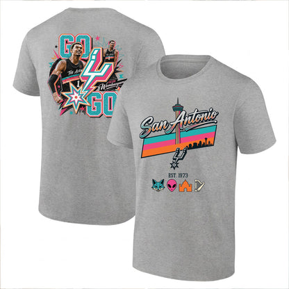 SAS 2026 NBA Victor Wembanyama Printed T-Shirt-DTD