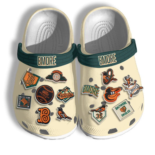 BAL 2026 City Connect White Clogs V2 - Charms Gift Set-DTD