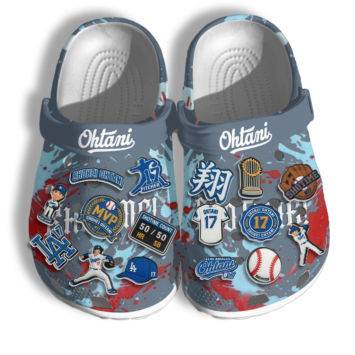 LAD 2026 Shotime Gray clogs - Charms Gift Set-DTD