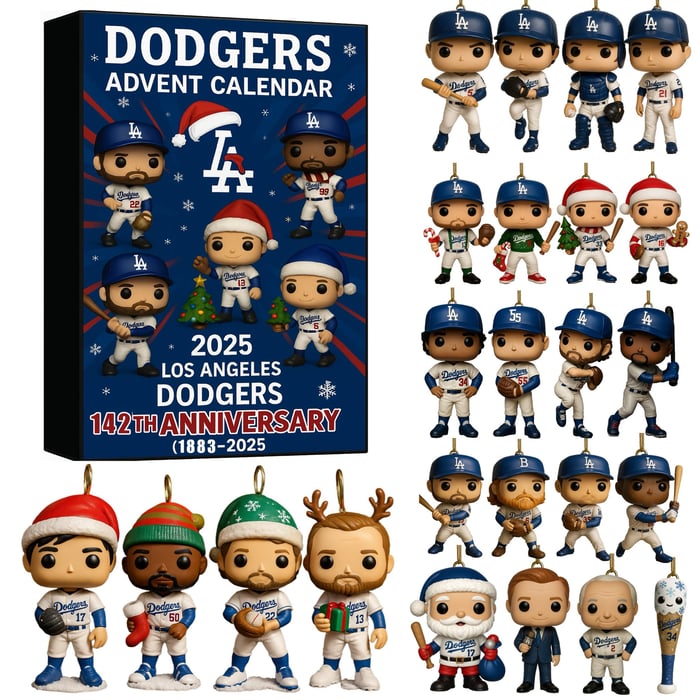 LAD 2025 World Series Champions Advent Calendar N6-DTD