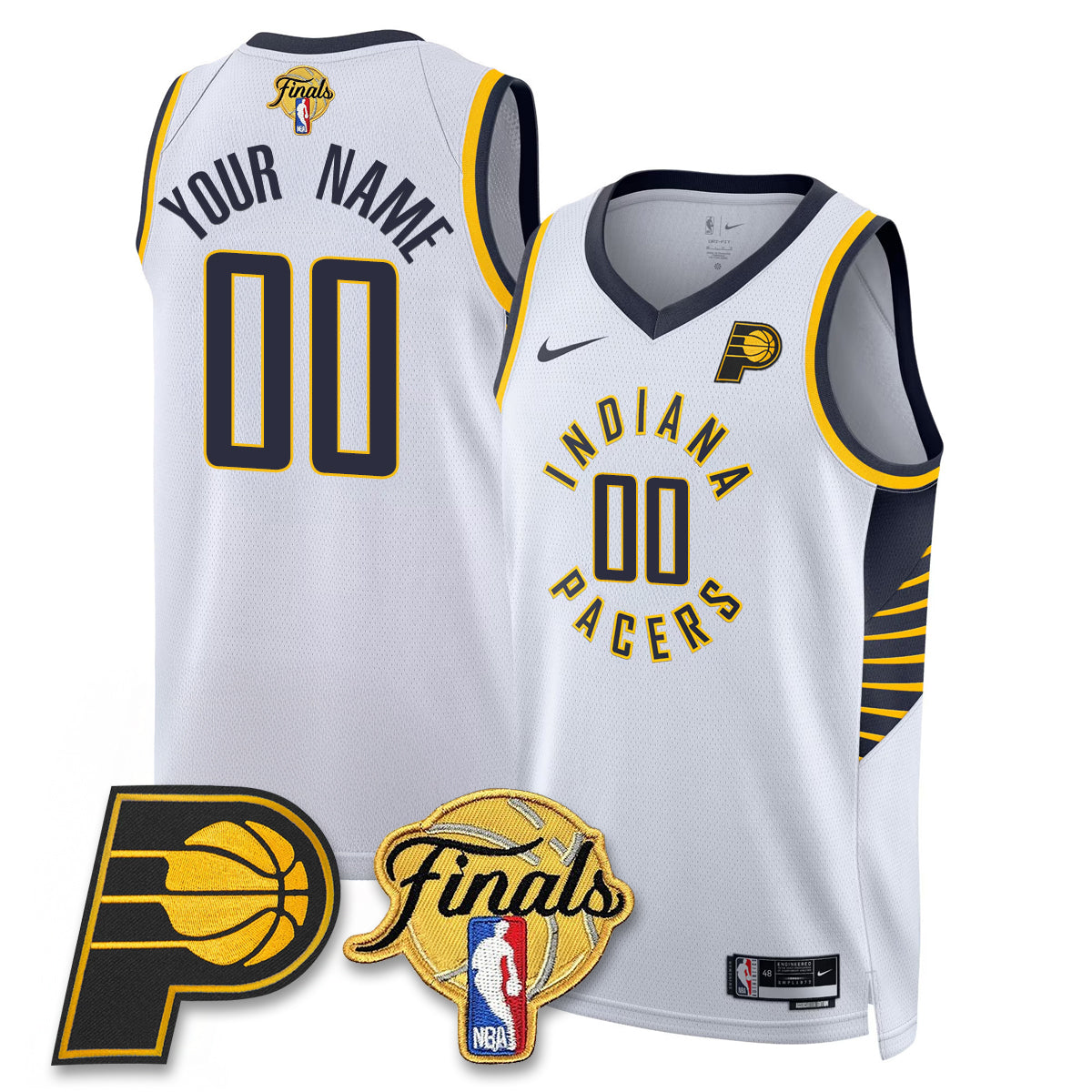 IND 2025 Finals Swingman Custom Jersey N2- All Stitched-DTD