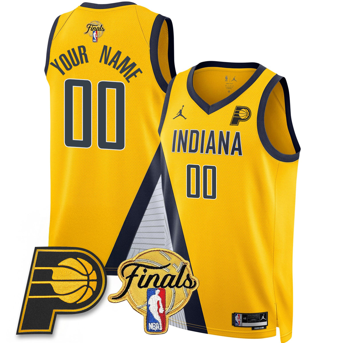IND 2025 Finals Swingman Custom Jersey N2- All Stitched-DTD