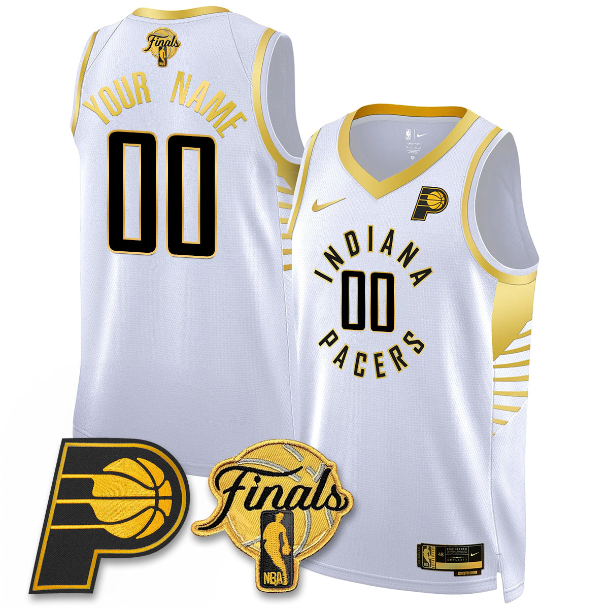 IND 2025 Finals Swingman Custom Jersey N2- All Stitched-DTD