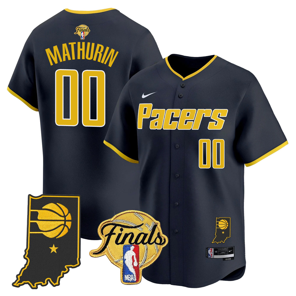 IND 2025 Finals Vapor Baseball Jersey N3 - All Stitched-DTD