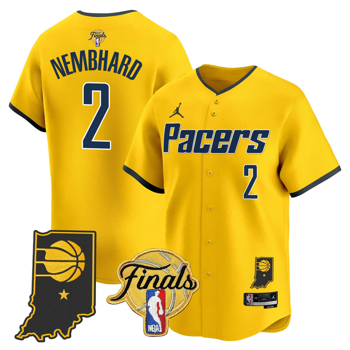 IND 2025 Finals Vapor Baseball Jersey N3 - All Stitched-DTD
