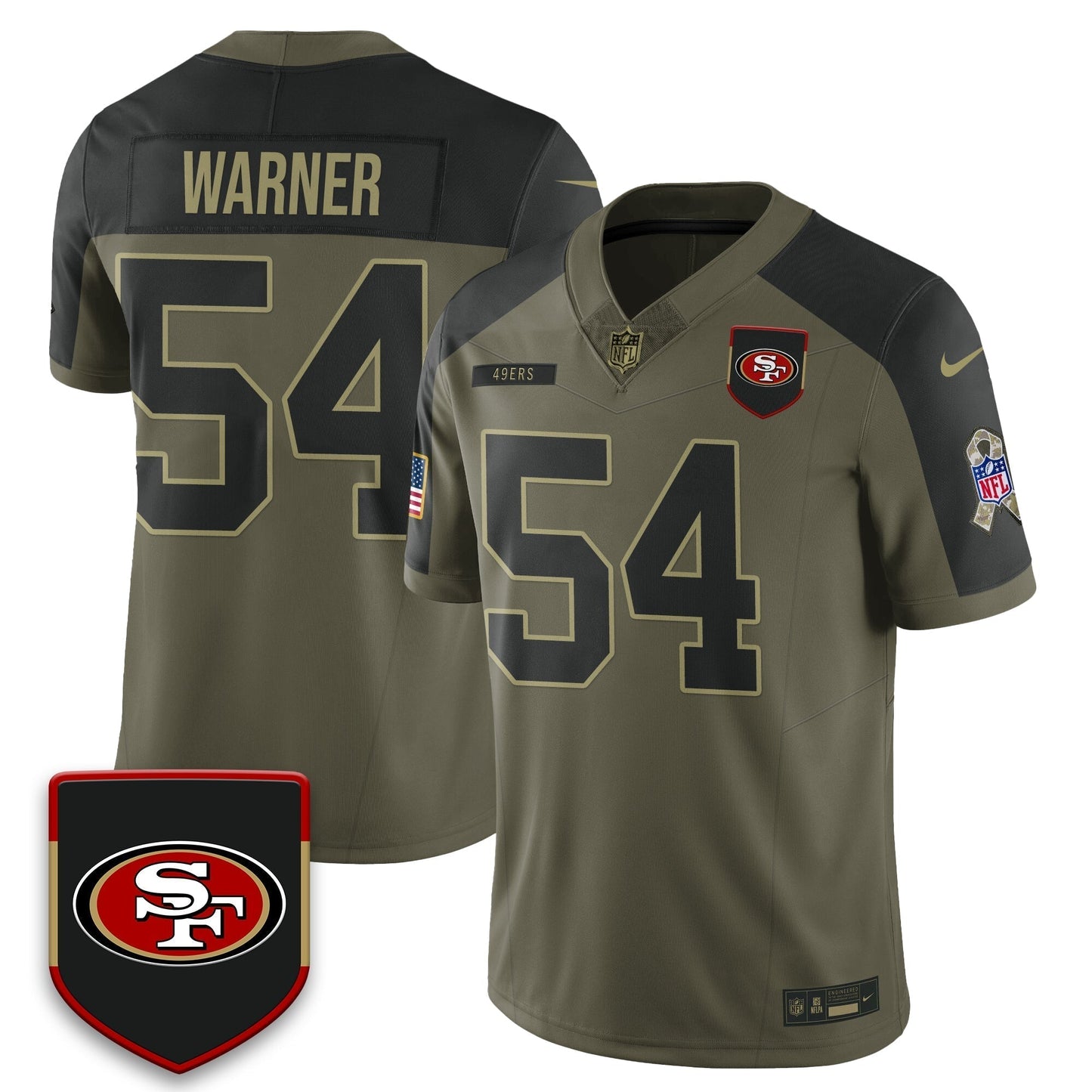 SF 2025 Salute to Service Limited Jersey - All Stitched-DTD