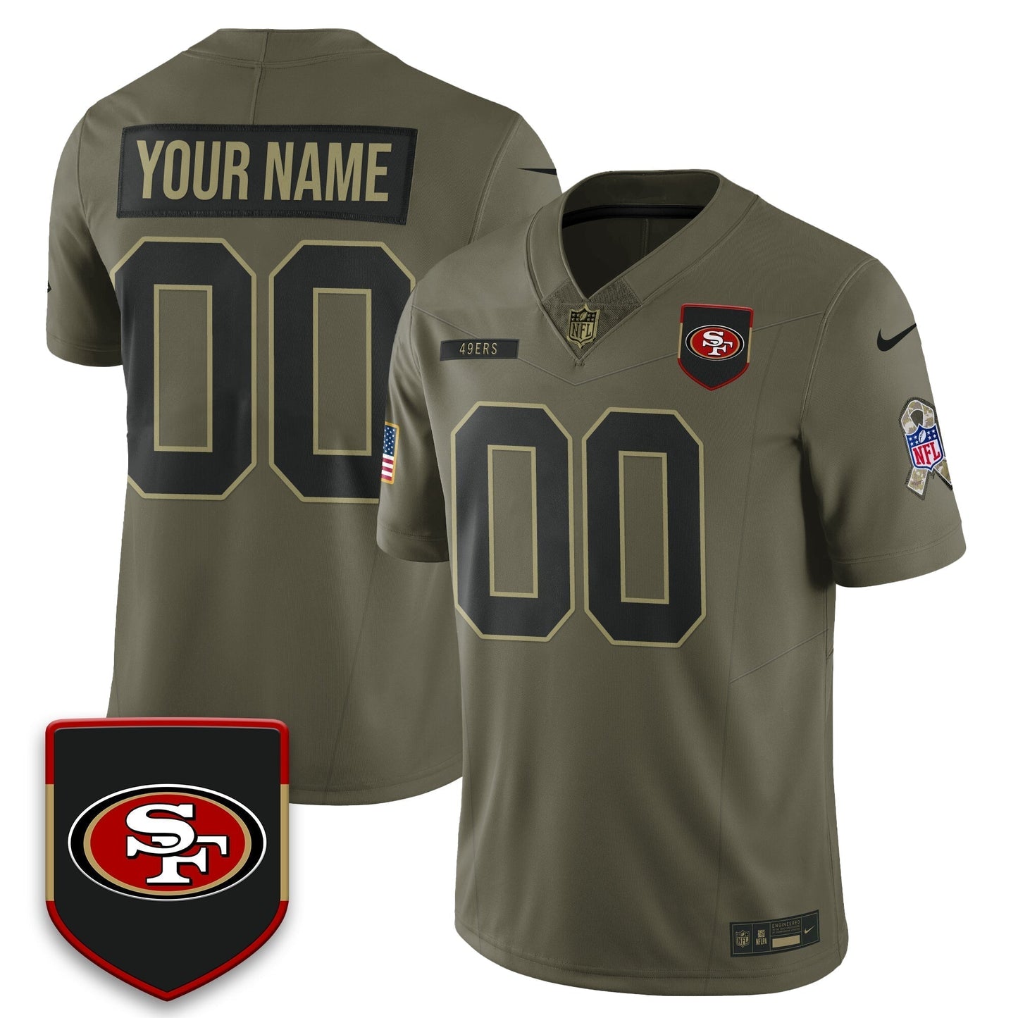SF 2025 Salute to Service Limited Jersey - All Stitched-DTD