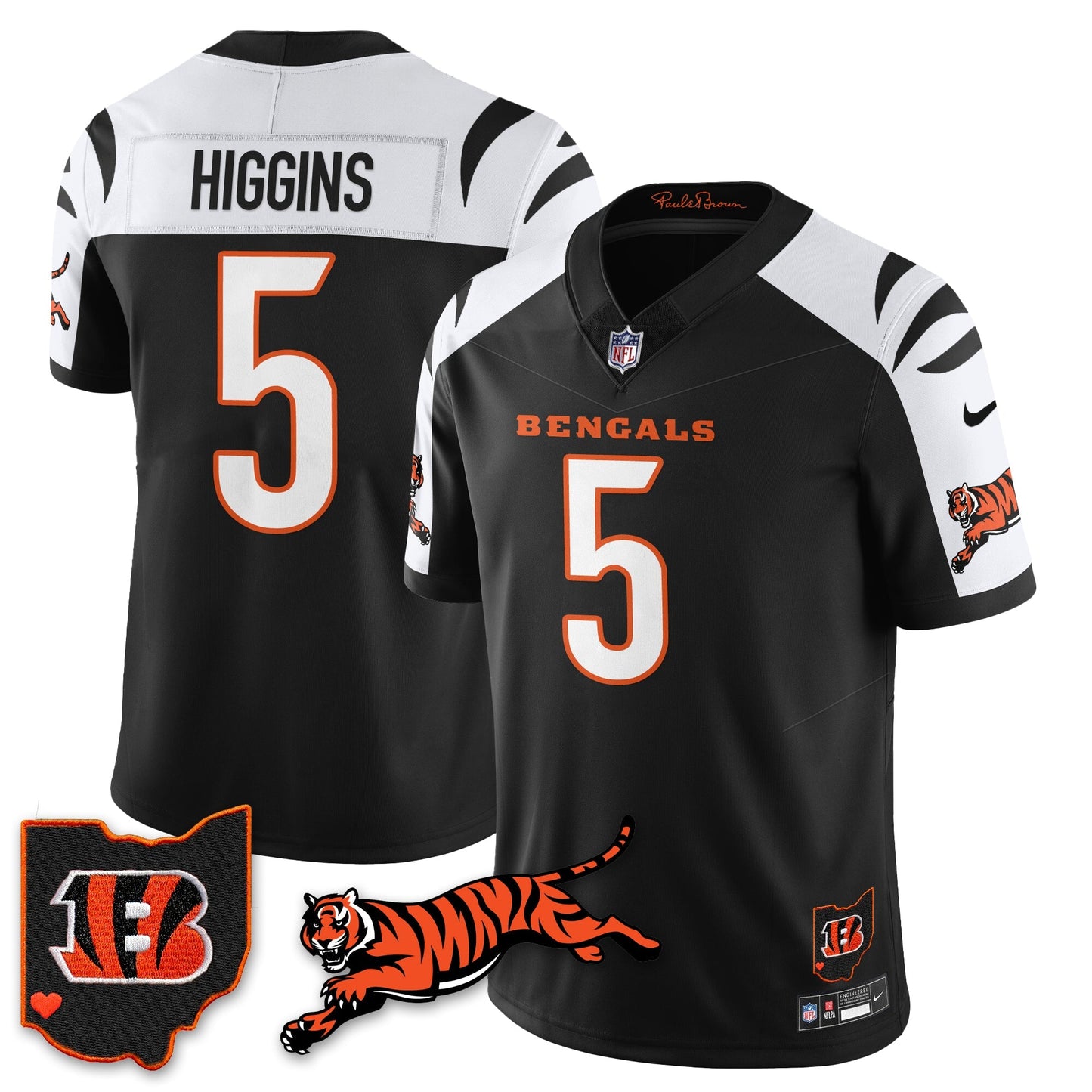 CIN Vapor F.U.S.E. Limited Jersey N1 - All Stitched-DTD