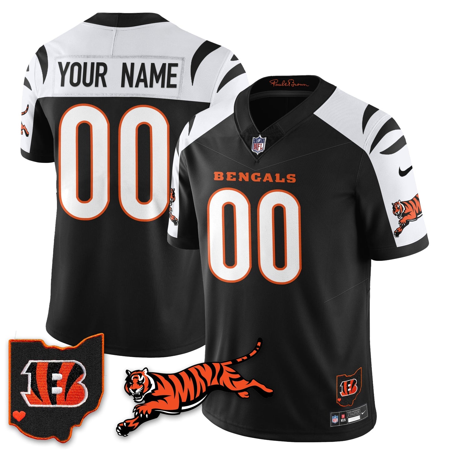 CIN Vapor F.U.S.E. Limited Jersey N1 - All Stitched-DTD