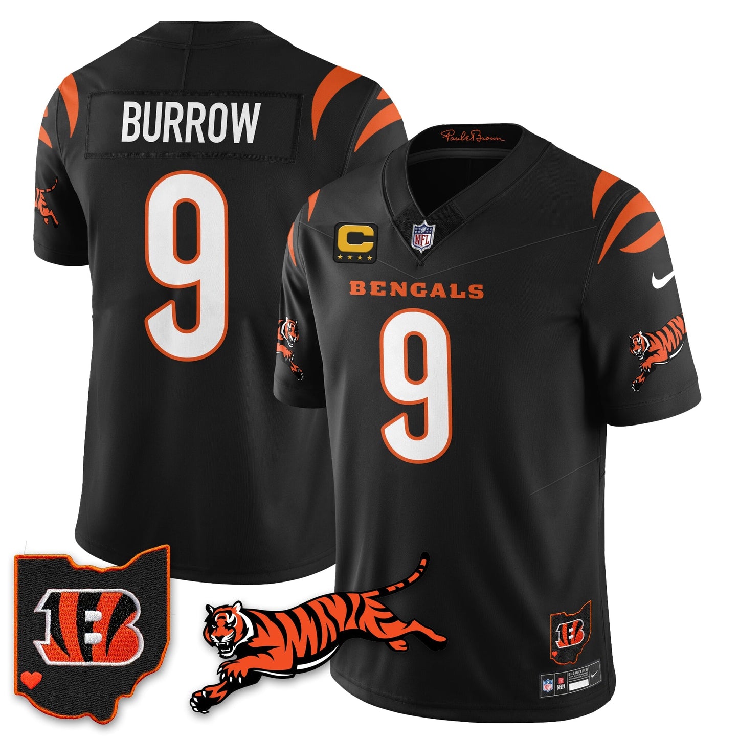 CIN Vapor F.U.S.E. Limited Jersey N1 - All Stitched-DTD