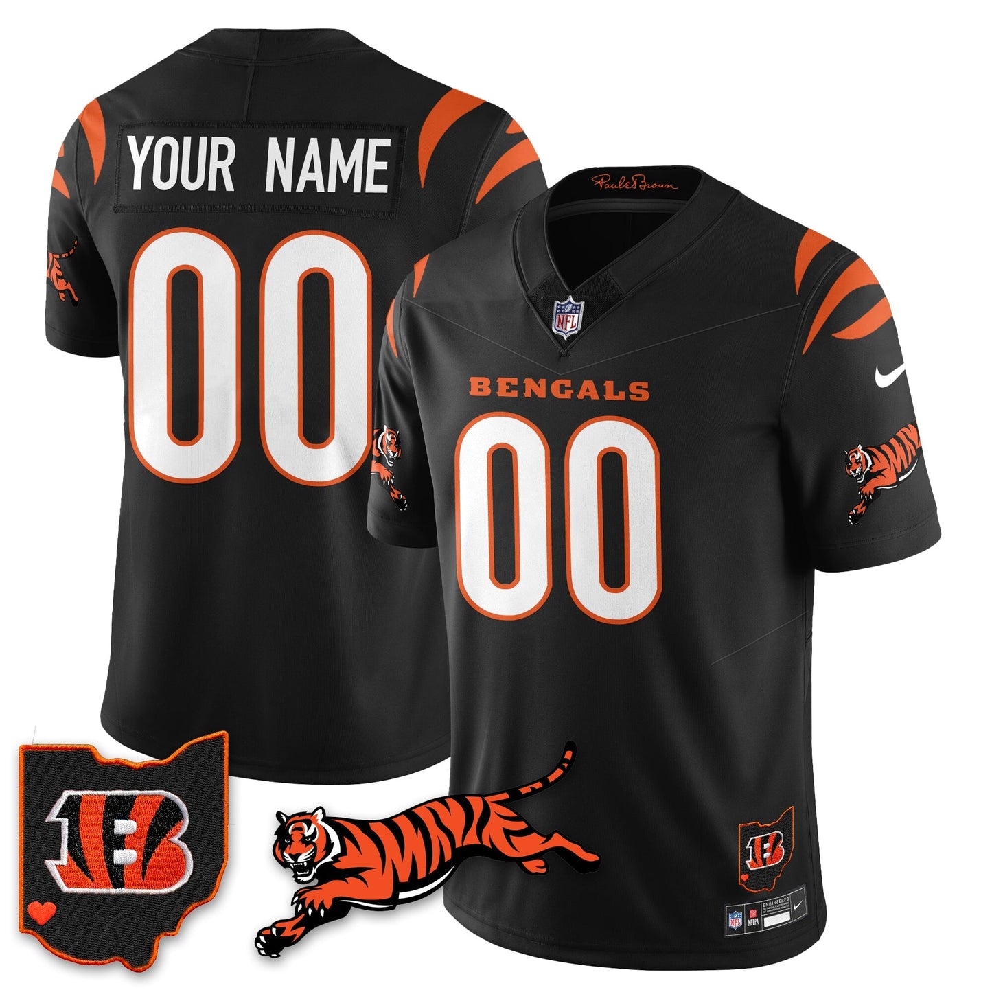 Custom CIN Vapor F.U.S.E. Limited Jersey N1 - All Stitched-DTD