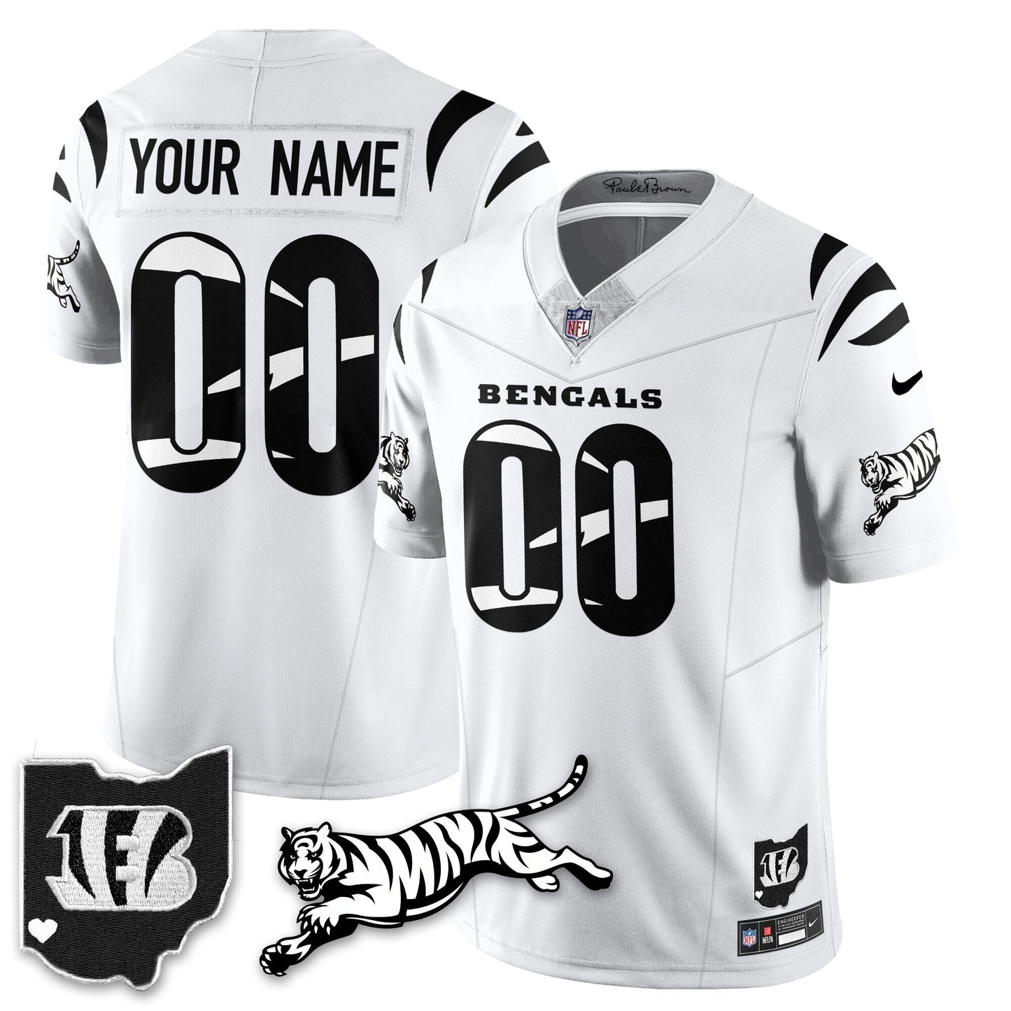 Custom CIN Vapor F.U.S.E. Limited Jersey N1 - All Stitched-DTD