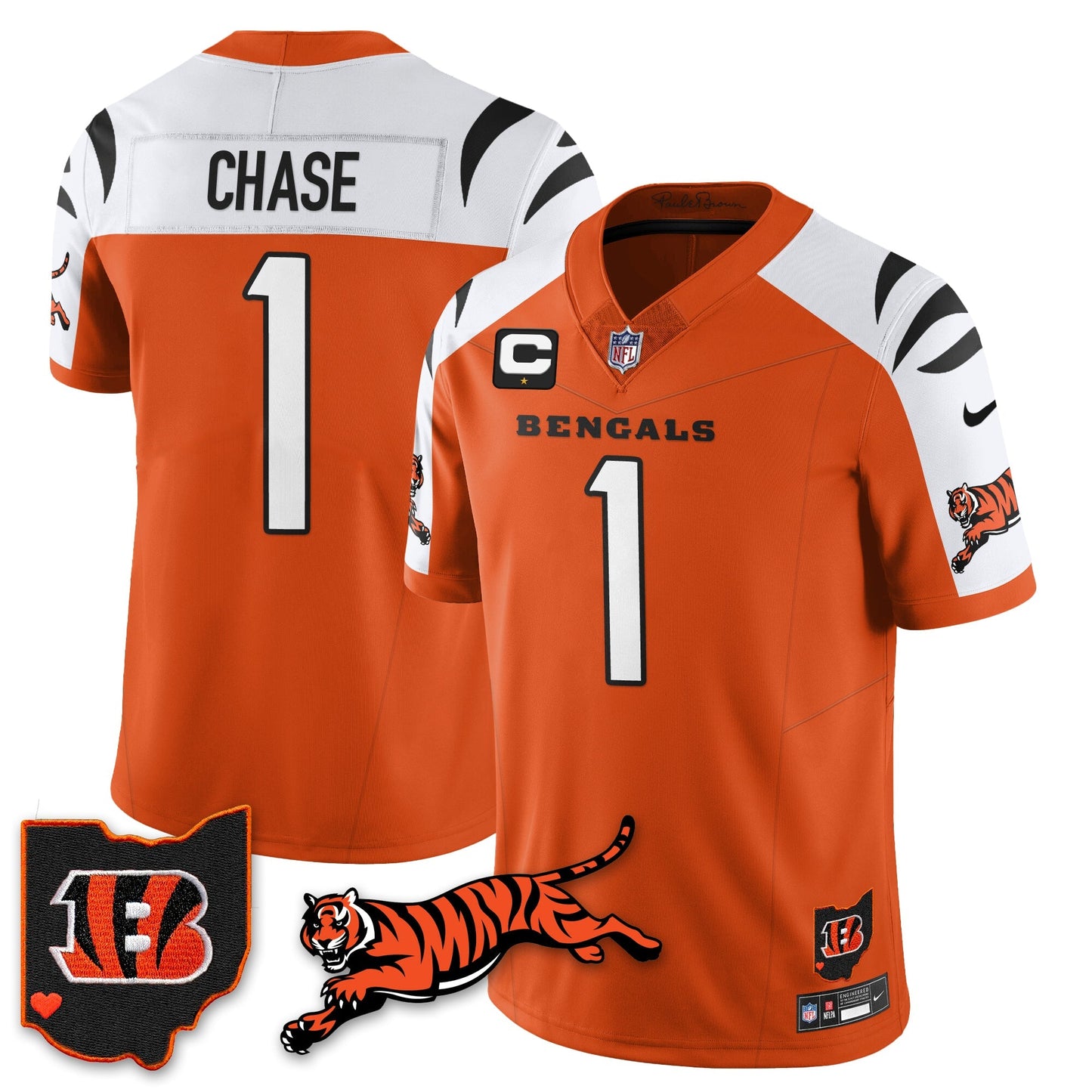 CIN Vapor F.U.S.E. Limited Jersey N1 - All Stitched-DTD