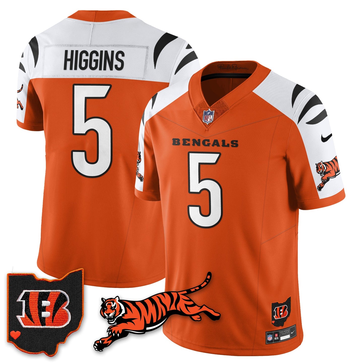 CIN Vapor F.U.S.E. Limited Jersey N1 - All Stitched-DTD
