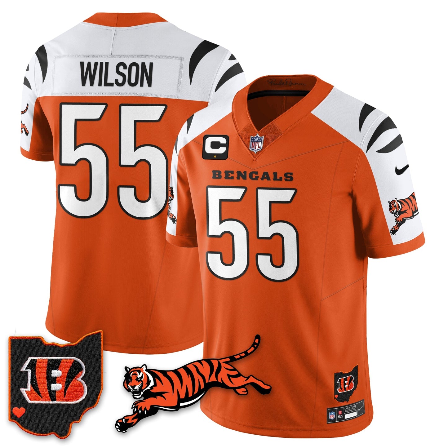 CIN Vapor F.U.S.E. Limited Jersey N1 - All Stitched-DTD