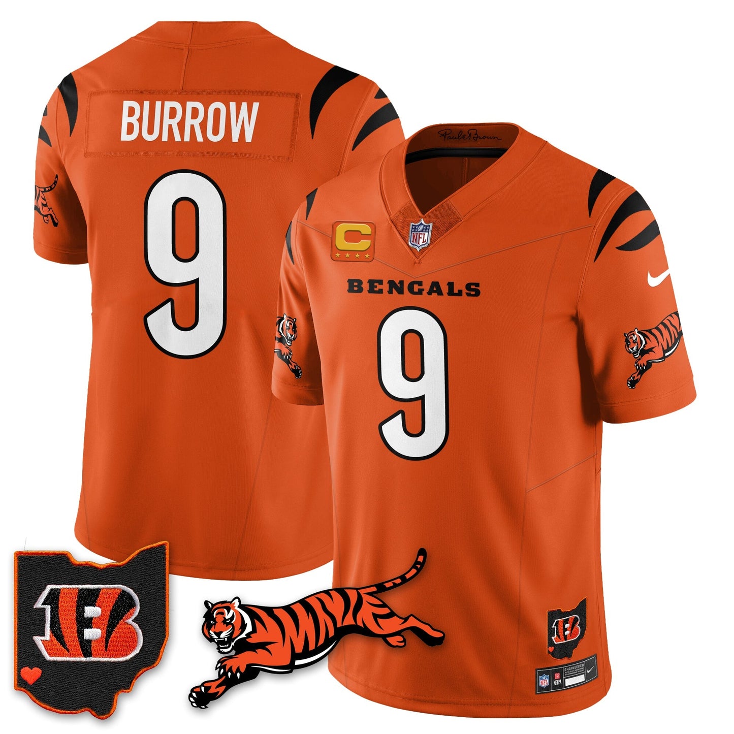 CIN Vapor F.U.S.E. Limited Jersey N1 - All Stitched-DTD