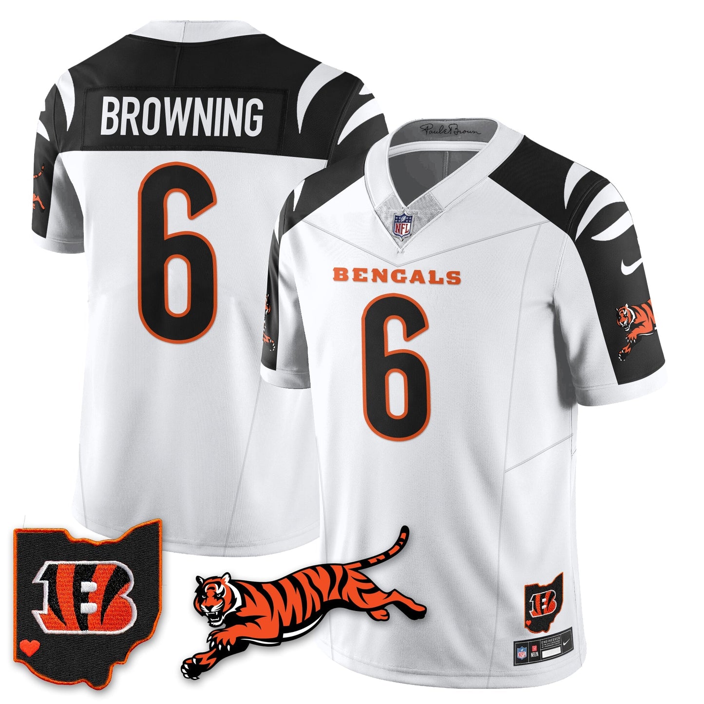 CIN Vapor F.U.S.E. Limited Jersey N1 - All Stitched-DTD