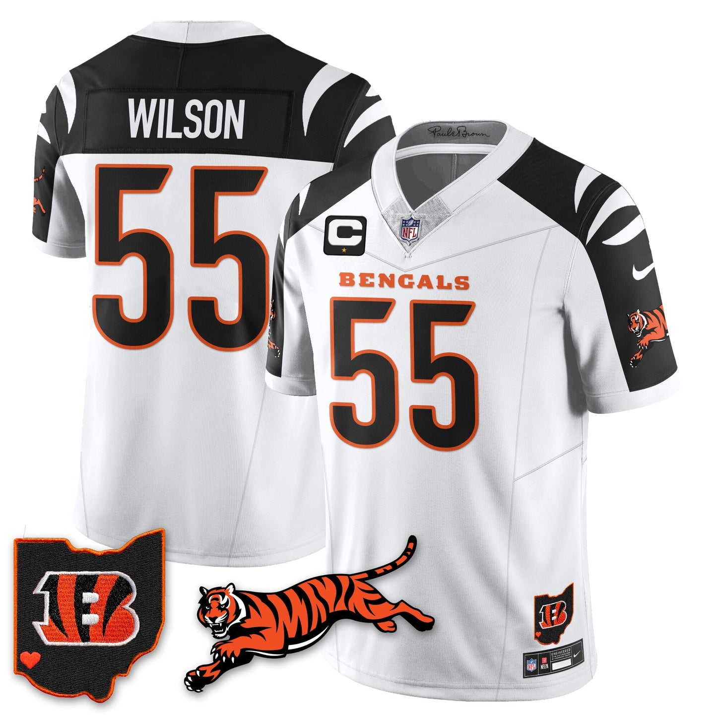 CIN Vapor F.U.S.E. Limited Jersey N1 - All Stitched-DTD