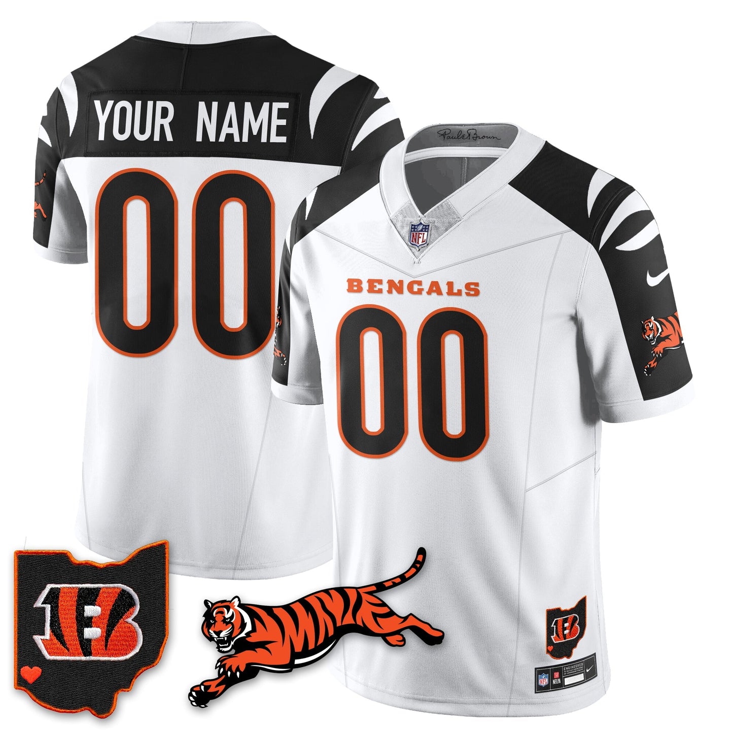 CIN Vapor F.U.S.E. Limited Jersey N1 - All Stitched-DTD