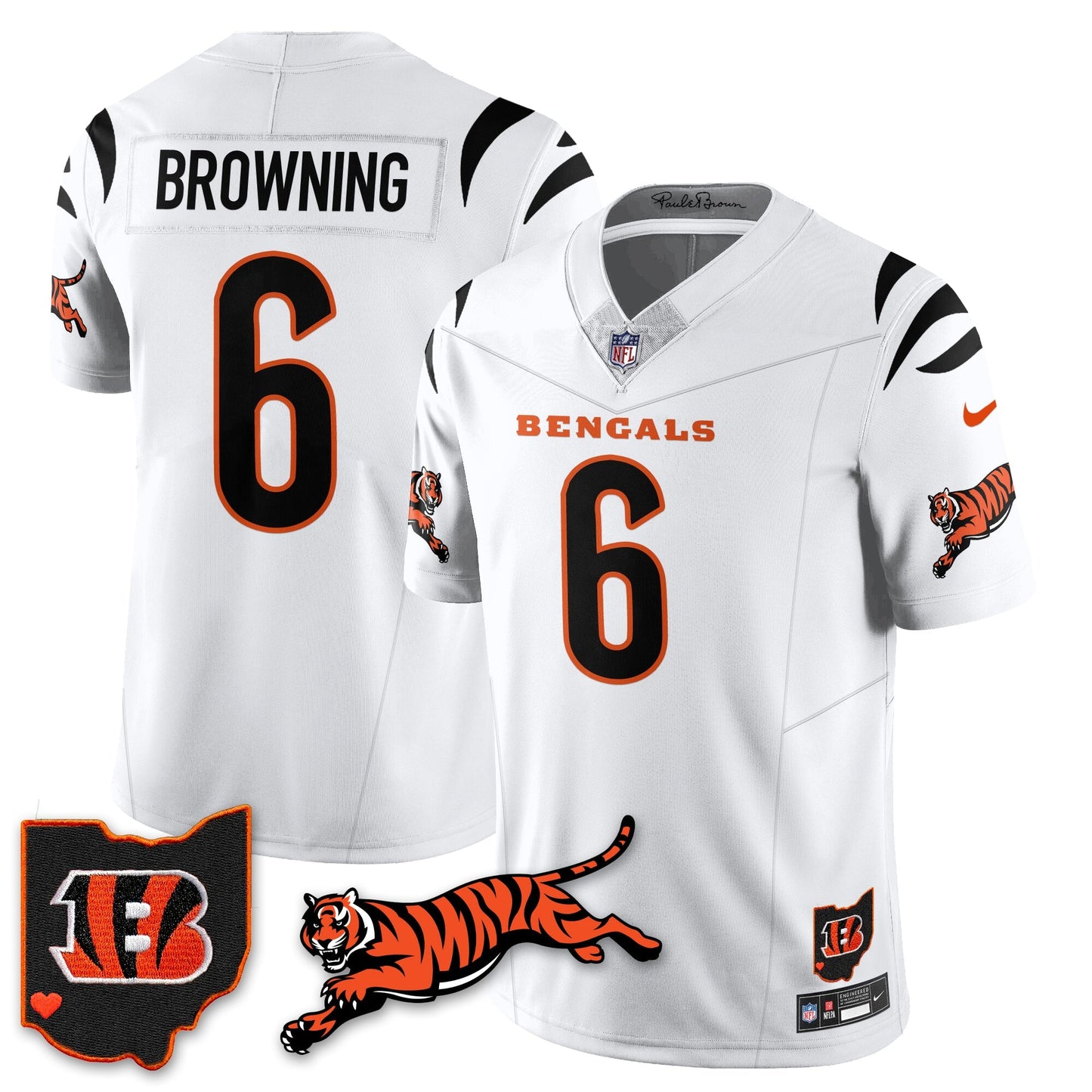 CIN Vapor F.U.S.E. Limited Jersey N1 - All Stitched-DTD