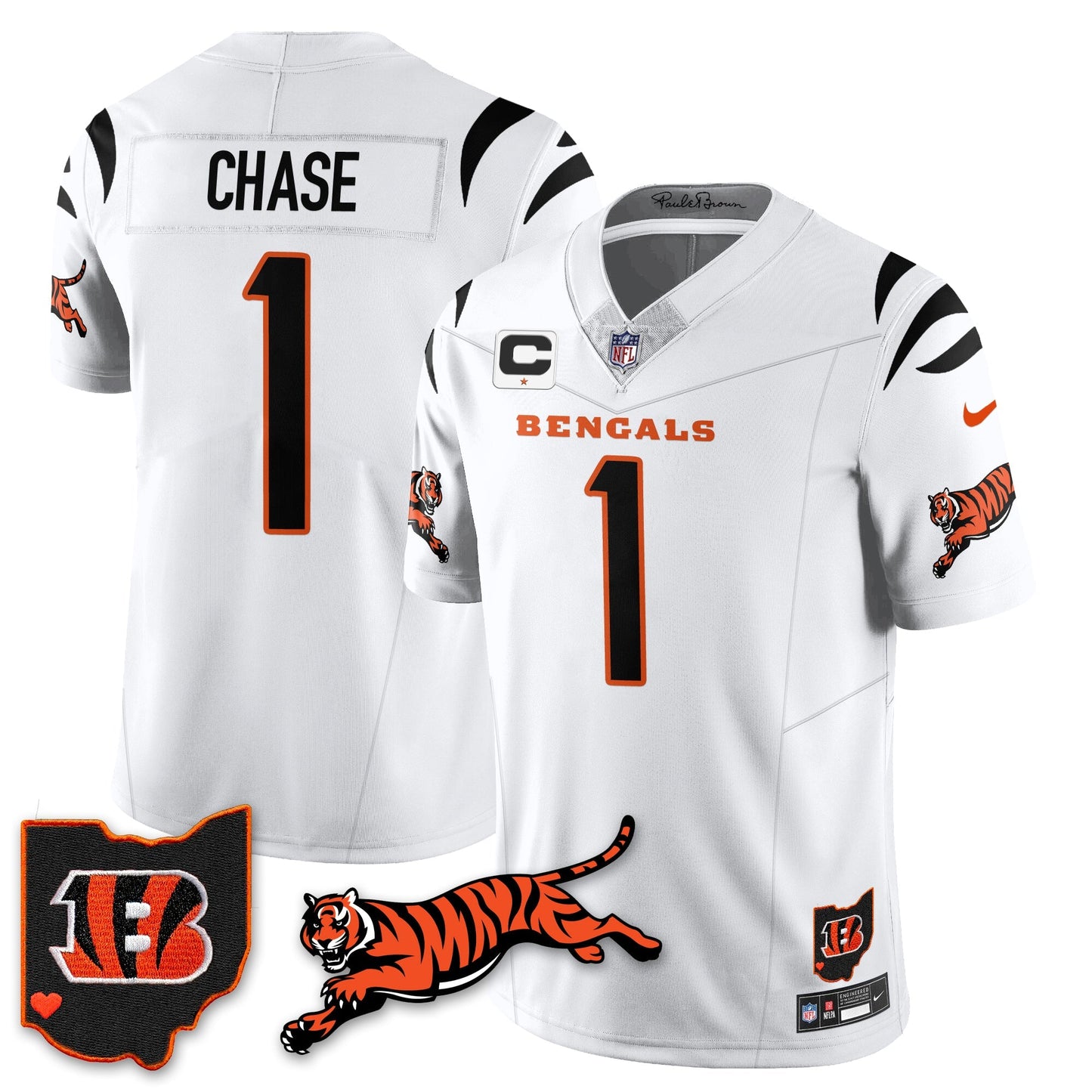 CIN Vapor F.U.S.E. Limited Jersey N1 - All Stitched-DTD