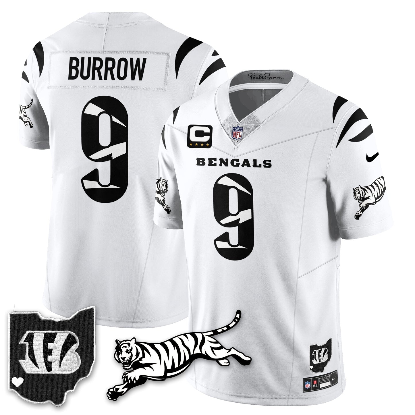 CIN Vapor F.U.S.E. Limited Jersey N1 - All Stitched-DTD
