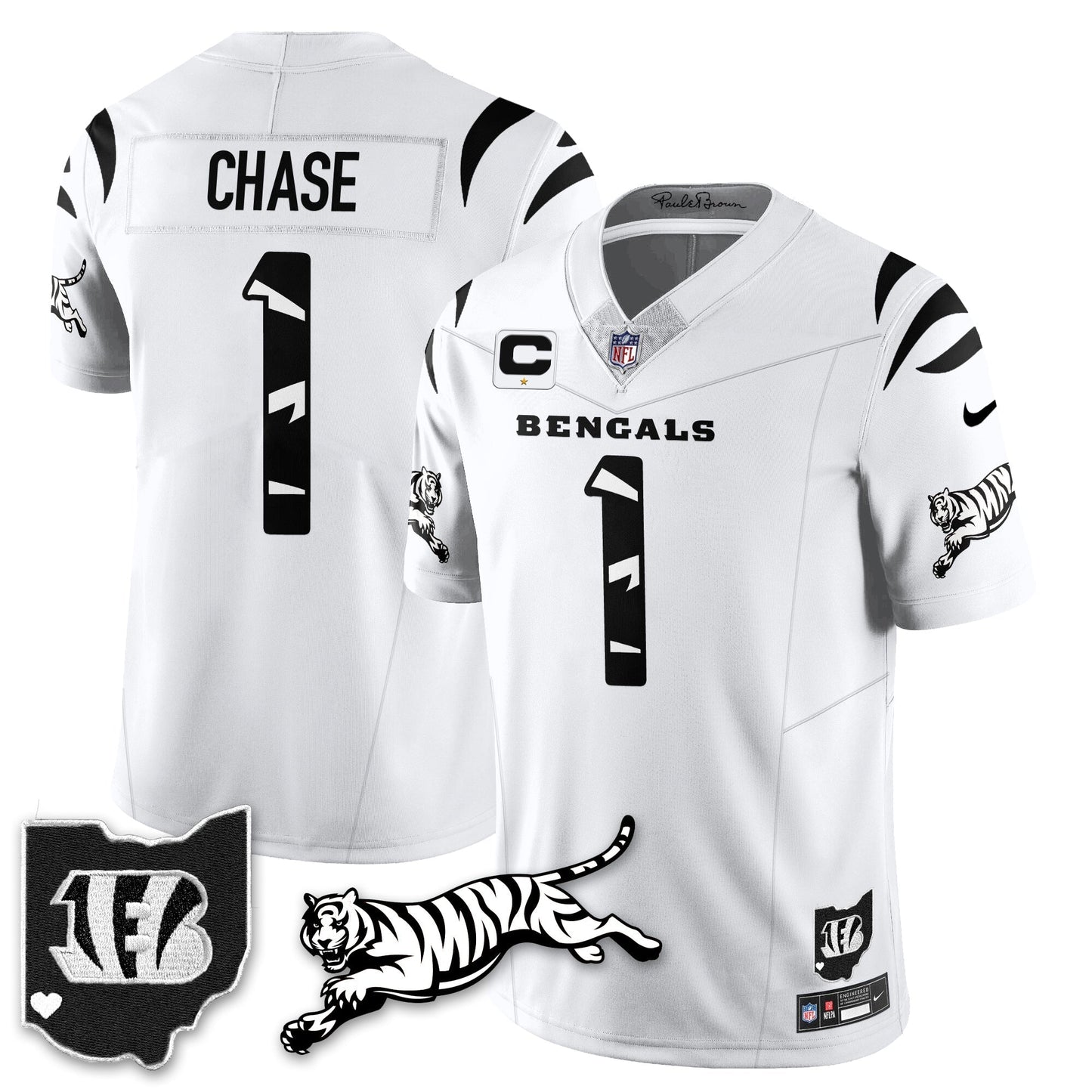 CIN Vapor F.U.S.E. Limited Jersey N1 - All Stitched-DTD