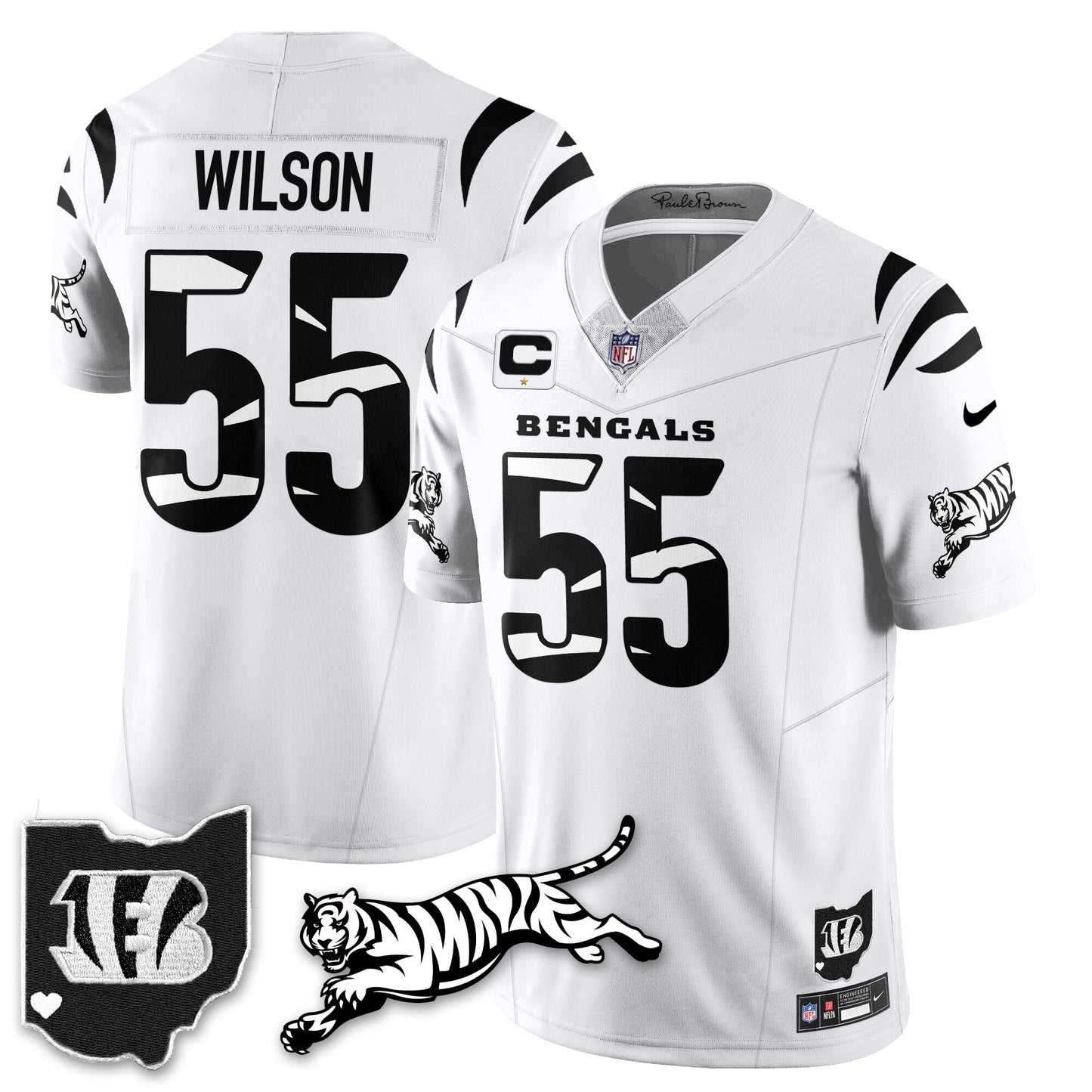 CIN Vapor F.U.S.E. Limited Jersey N1 - All Stitched-DTD