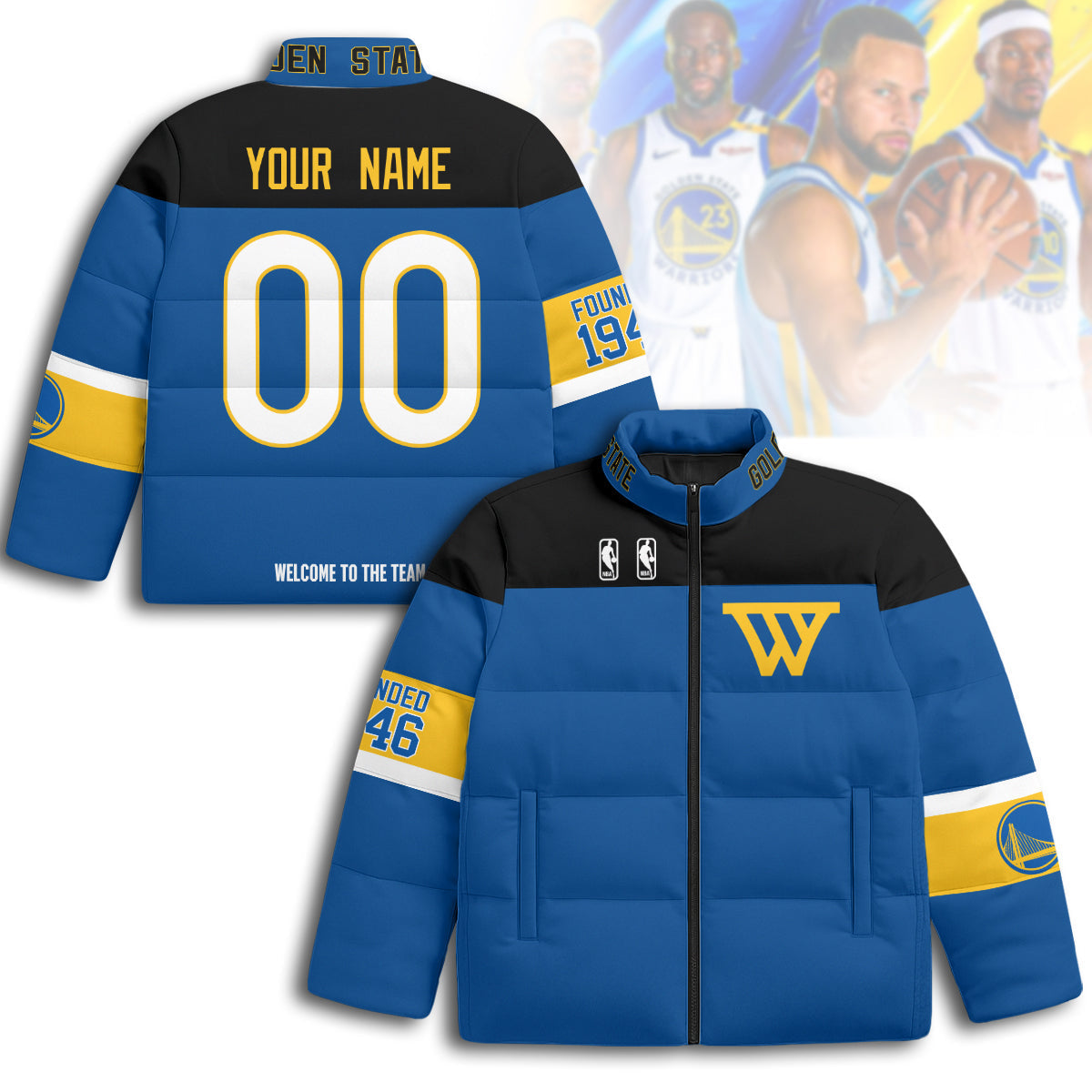 Custom GSW Unisex Puffer Jacket-DTD