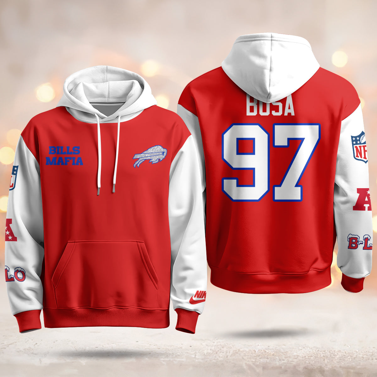 BUF 2025 Rivalries Hoodie - Printed-DTD