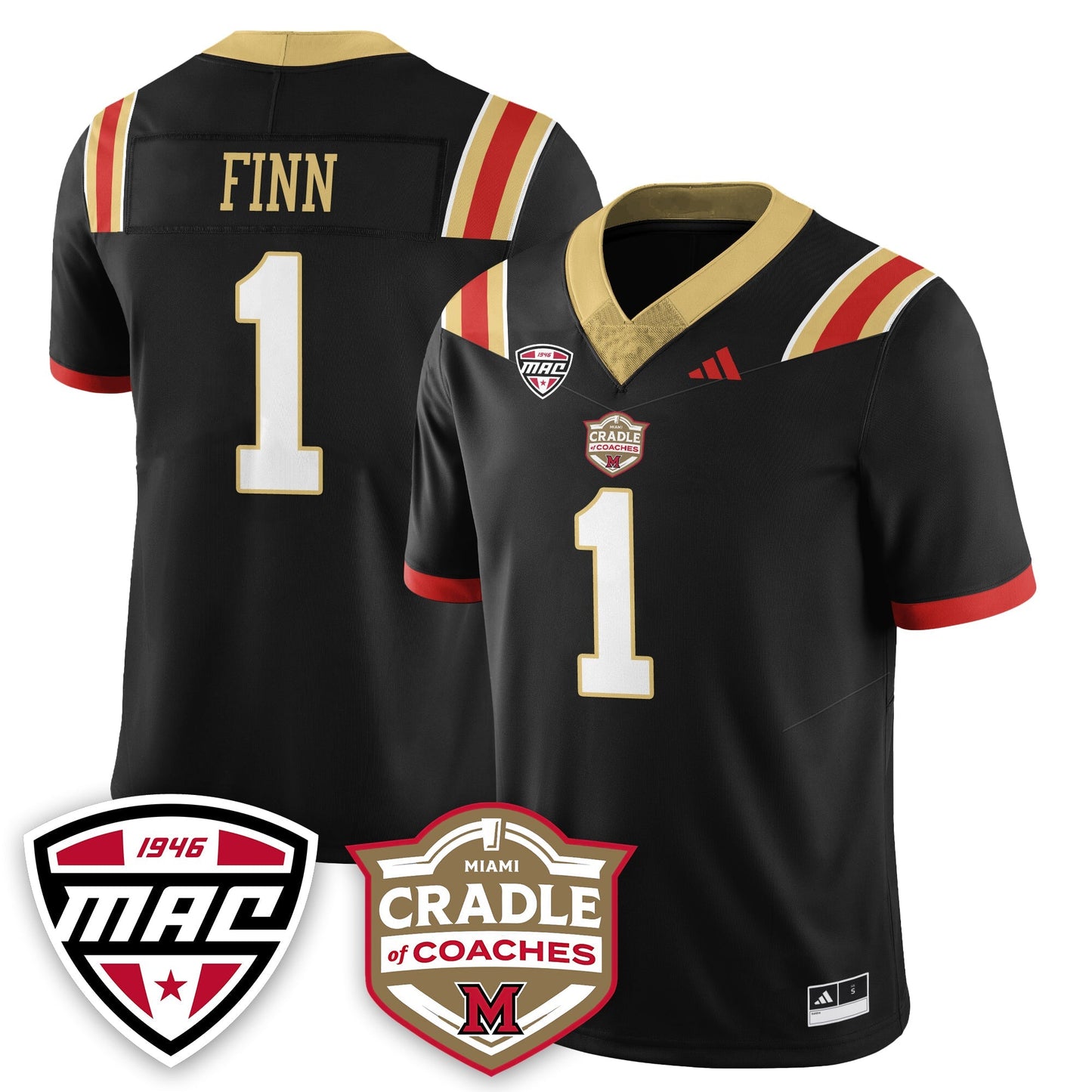 Miami RedHawks Football "Cradle of Coaches" Vapor Limited Jersey - All Stitched-DTD
