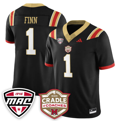 Miami RedHawks Football "Cradle of Coaches" Vapor Limited Jersey - All Stitched-DTD