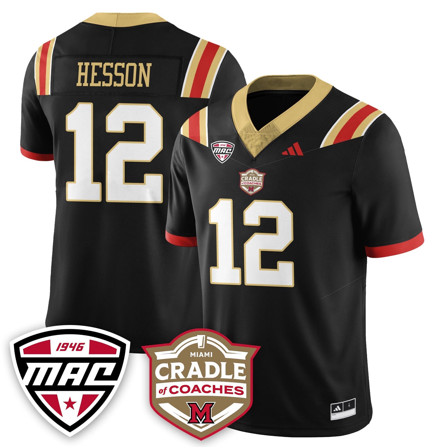 Miami RedHawks Football "Cradle of Coaches" Vapor Limited Jersey - All Stitched-DTD