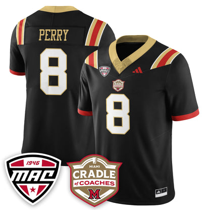 Miami RedHawks Football "Cradle of Coaches" Vapor Limited Jersey - All Stitched-DTD