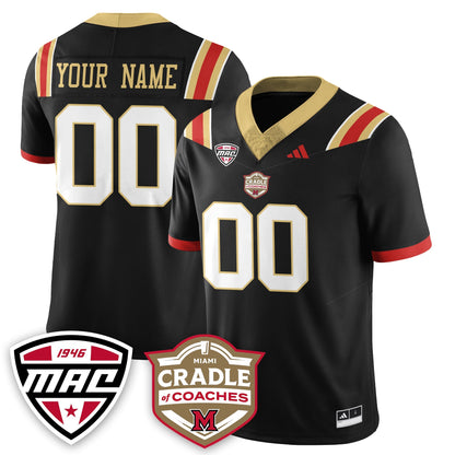 Miami RedHawks Football "Cradle of Coaches" Vapor Limited Jersey - All Stitched-DTD