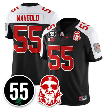 OSU Vapor Limited Jersey - Nick Mangold Patch - All Stitched-DTD