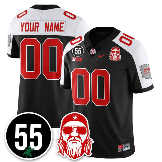 Custom OSU Vapor Limited Jersey - Nick Mangold Patch - All Stitched-DTD