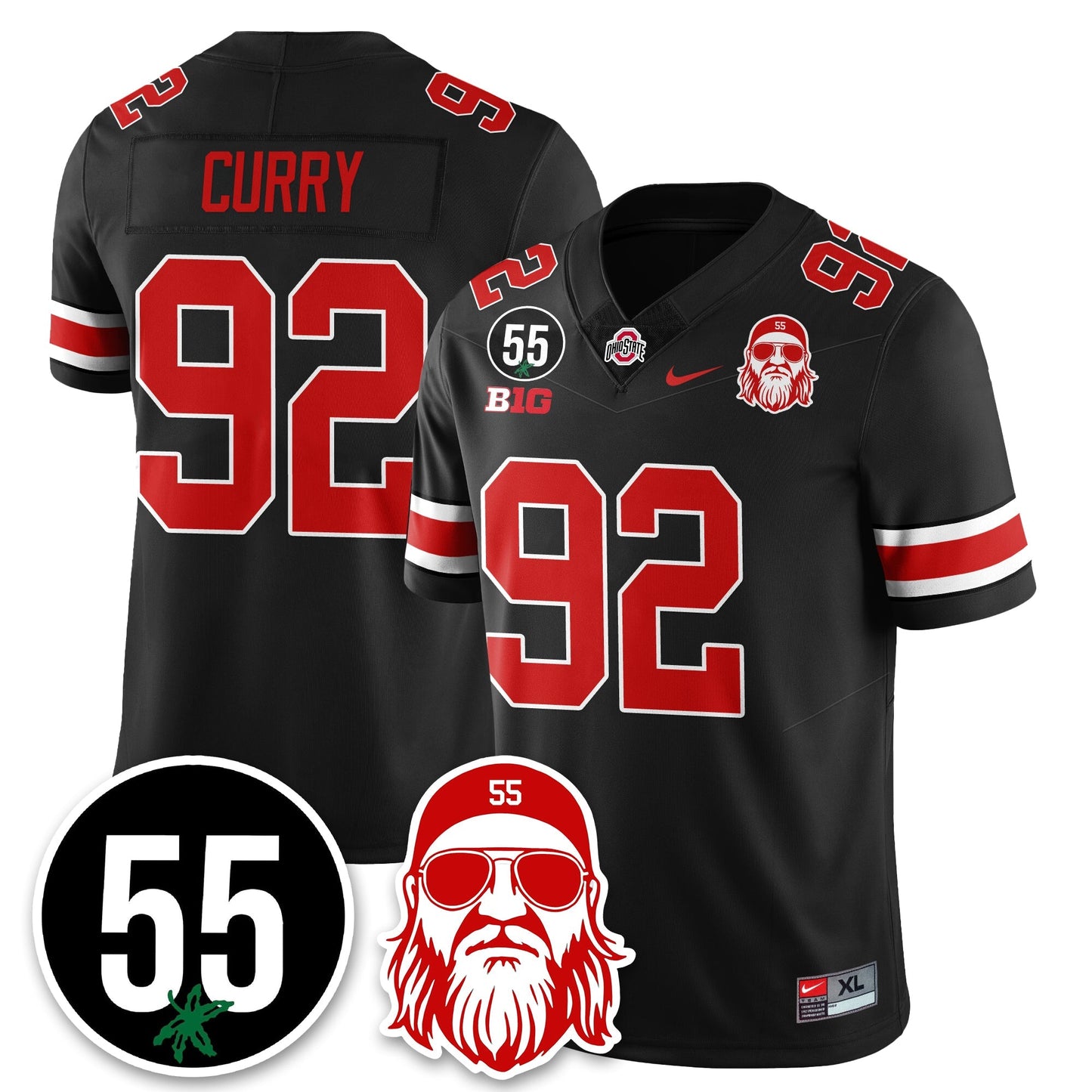 OSU Vapor Limited Jersey - Nick Mangold Patch - All Stitched-DTD