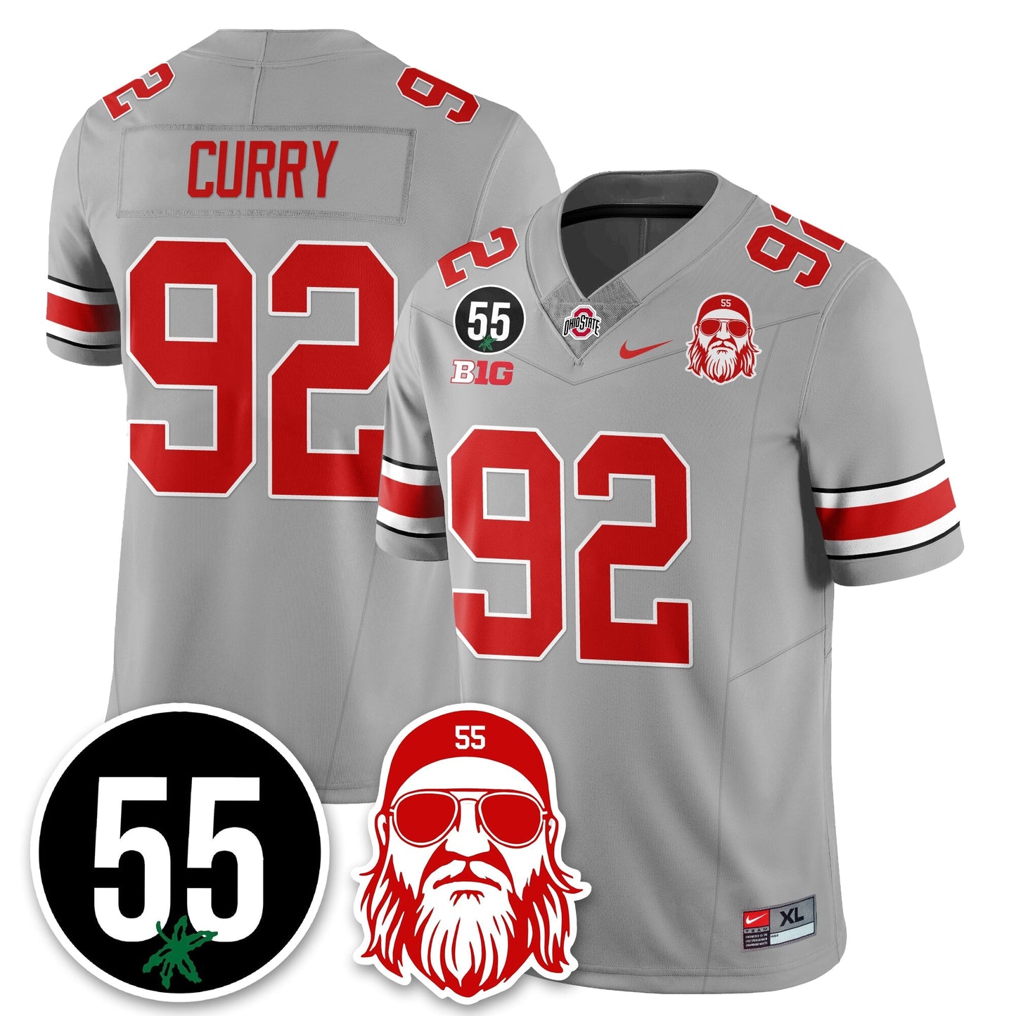 OSU Vapor Limited Jersey - Nick Mangold Patch - All Stitched-DTD