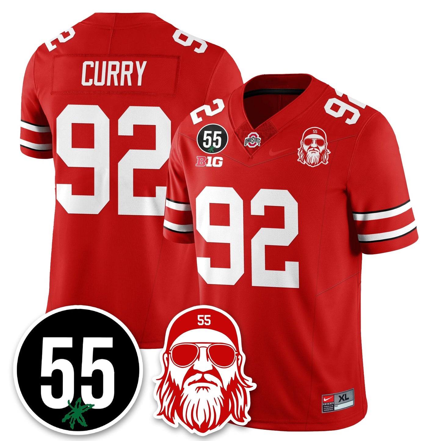 OSU Vapor Limited Jersey - Nick Mangold Patch - All Stitched-DTD
